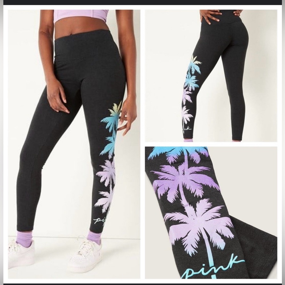 PINK Victoria's Secret Charcoal Leggings Size M